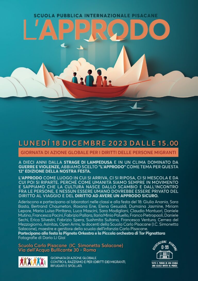 L’Approdo – Giornata d’azione globale contro il razzismo e per i diritti delle persone migranti.