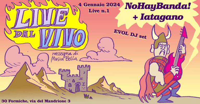 Live Dal Vivo#1: latagano  + NoHayBanda! live ⛧ Evol djs djset