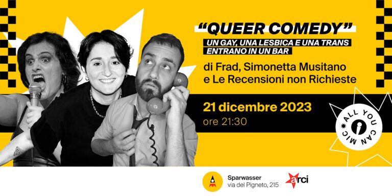 Queer Comedy / Frad, Simonetta Musitano e Le Recensioni Non Richieste