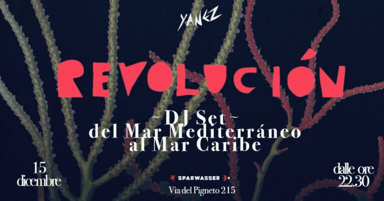 REVOLUCIÒN DJ-SET / del Mar Mediterràneo al Mar Caribe / Yanez