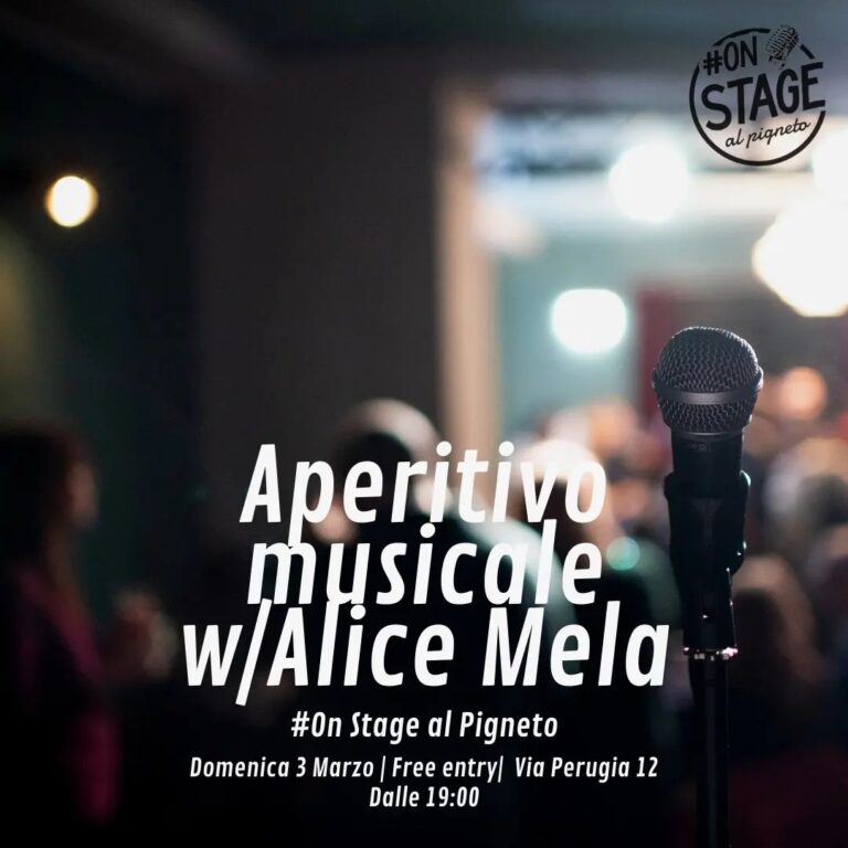 Aperitivo musicale w/ Alice Mela