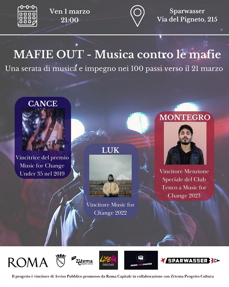 MAFIE OUT – Musica contro le mafie