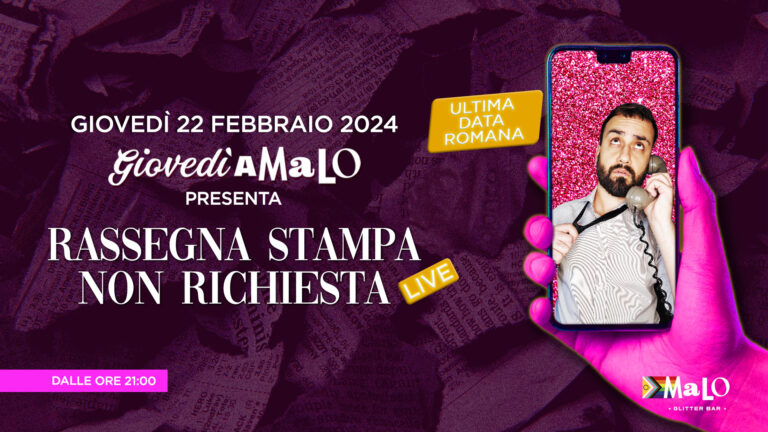 Rassegna Stampa non Richiesta – Live