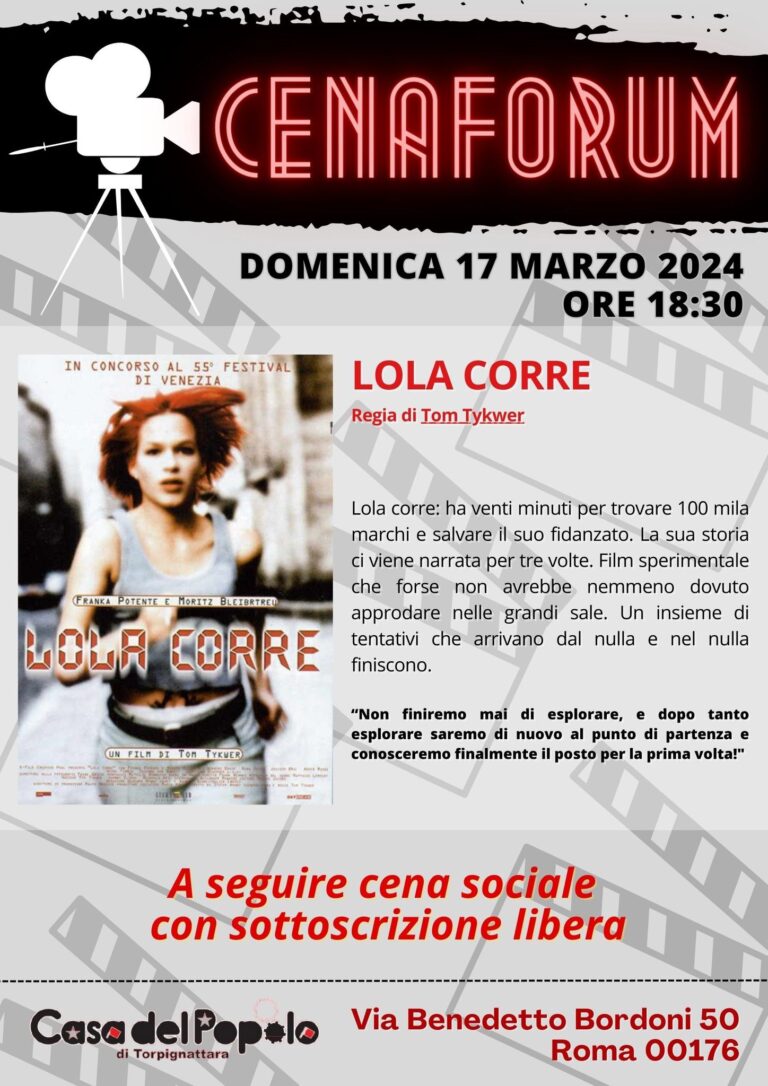 Cenaforum – LOLA CORRE