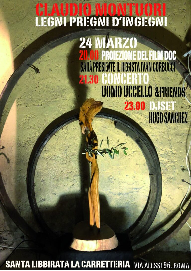 CLAUDIO MONTUORI – LEGNI PREGNI D’INGEGNO