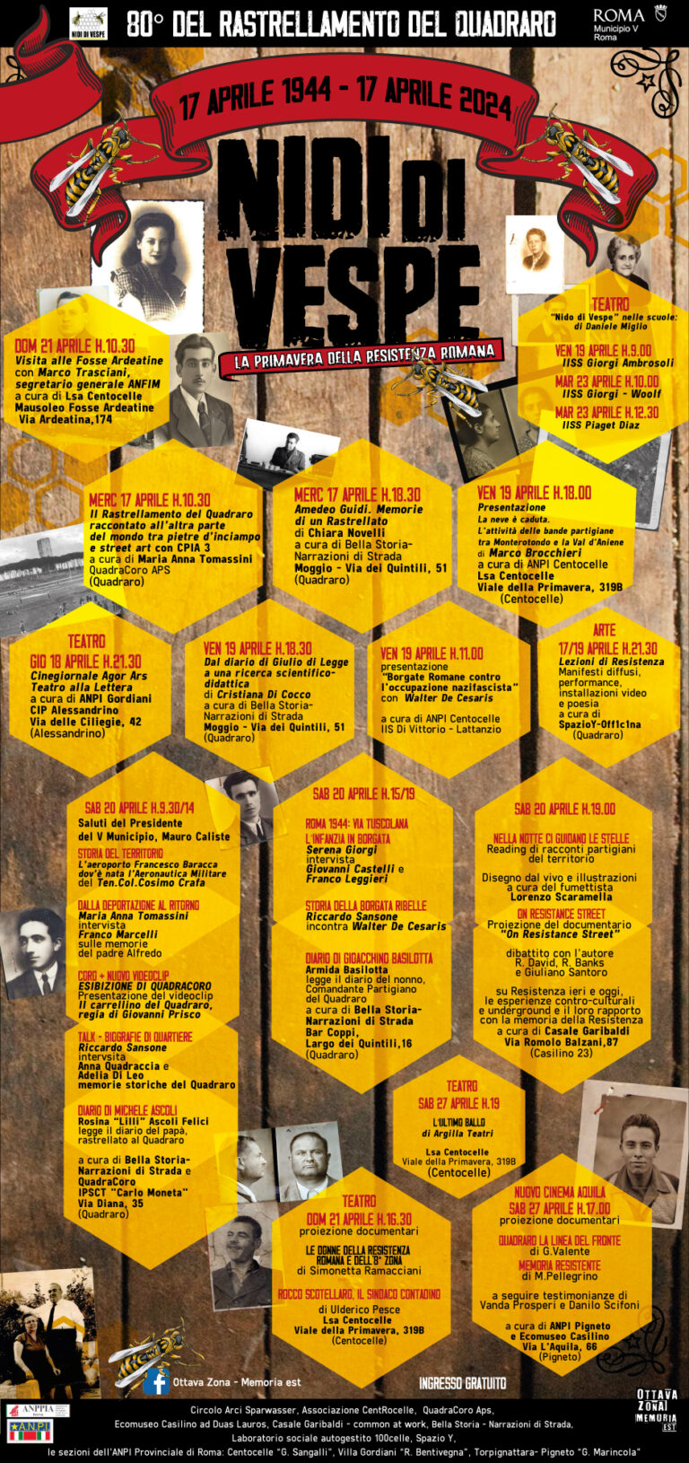 Festival “Nidi di Vespe” 2024 – proiezione documentari