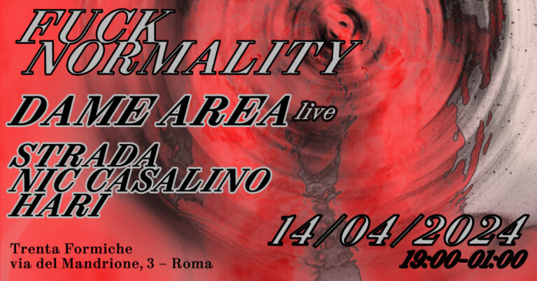 F**k Normality feat. 𝐃𝐀𝐌𝐄 𝐀𝐑𝐄𝐀