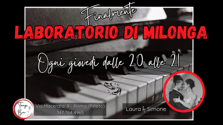 LABORATORIO DI MILONGA