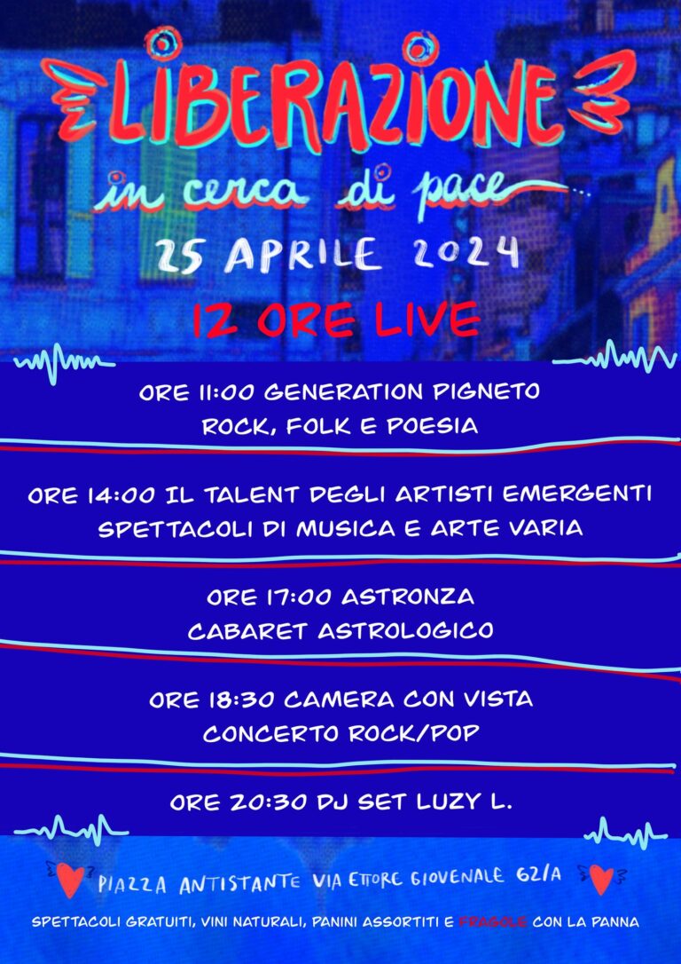 Liberazione 2024 Pigneto_ in cerca di pace