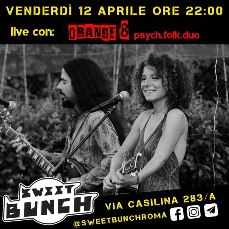 ORANGE 8 – psych.folk duo – IN CONCERTO