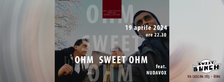 PLAYING AND DIDJIN \\\ OHM SWEET OHM feat.NUDAVOX Live