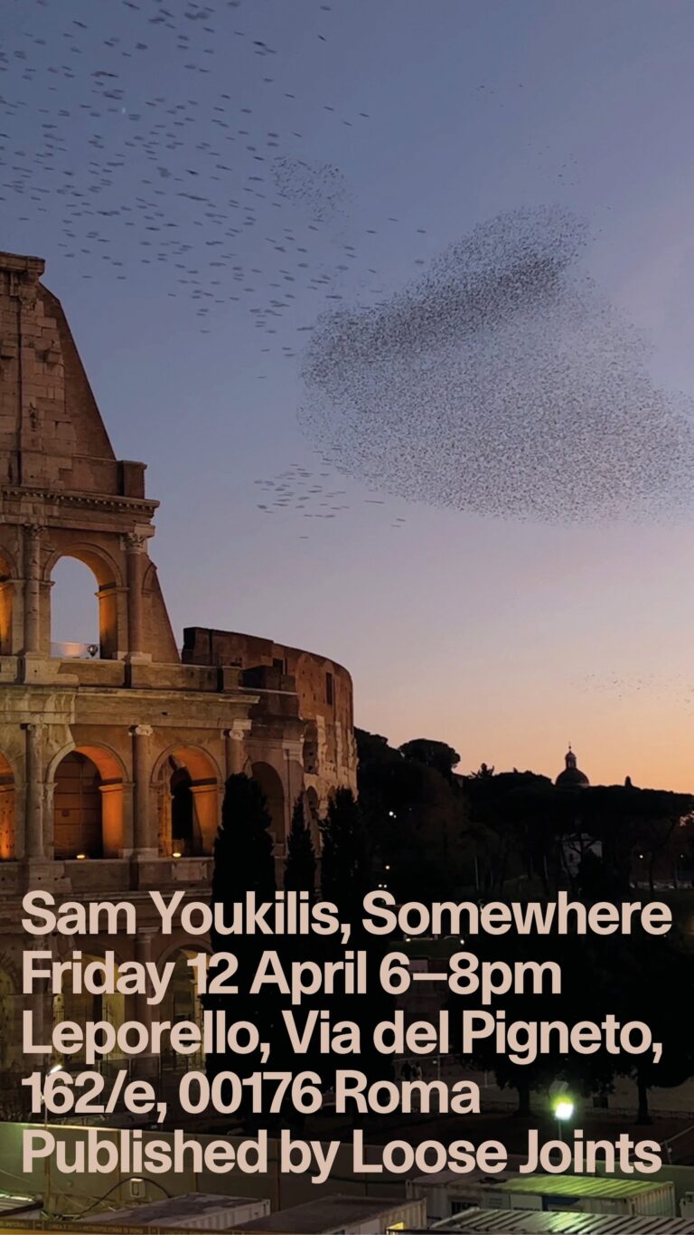 Somewhere di Sam Youkilis, pubblicato da Loose Joints