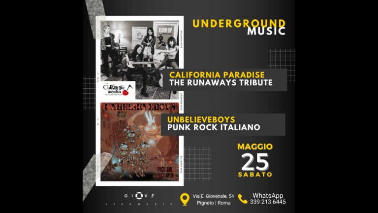 California Paradise + Unbeliveboy | Doppio Live