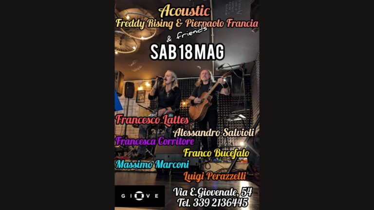 Freddy Rising – Pierpaolo Francia & Friends
