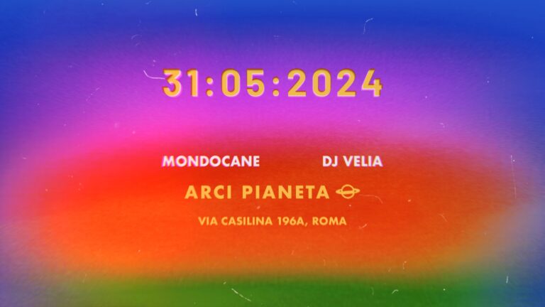 L’after party dei circoli Arci wt MONDOCANE & DJ VELIA