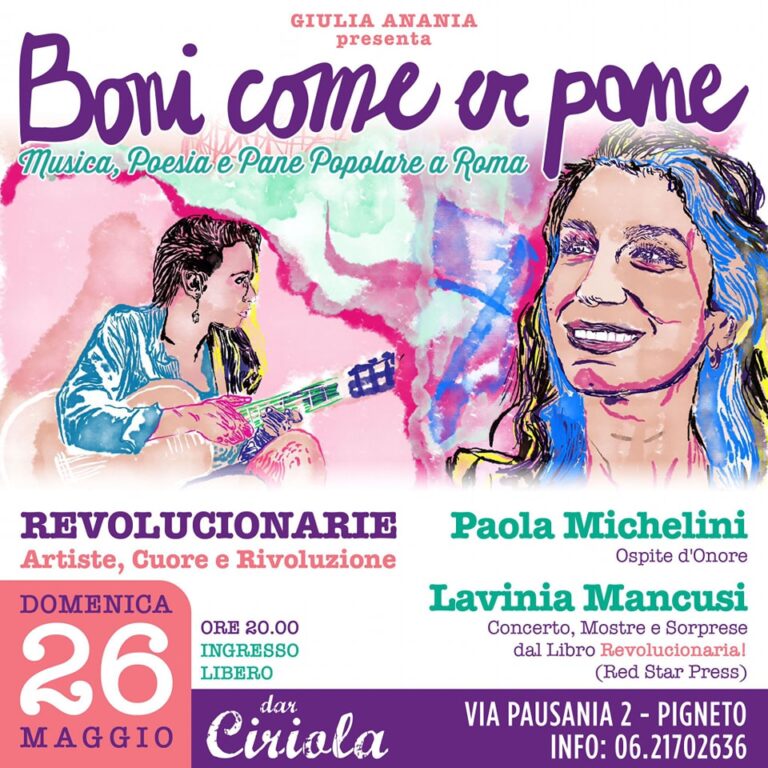 Paola Michelini, Lavinia Mancusi e Giulia Ananìa per Boni come er pane