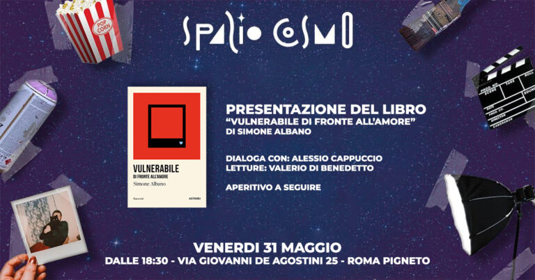Presentazione del libro “Vulnerabile di fronte all’amore” di Simone Albano