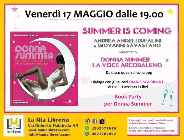 Summer is coming! Book Party per Donna Summer