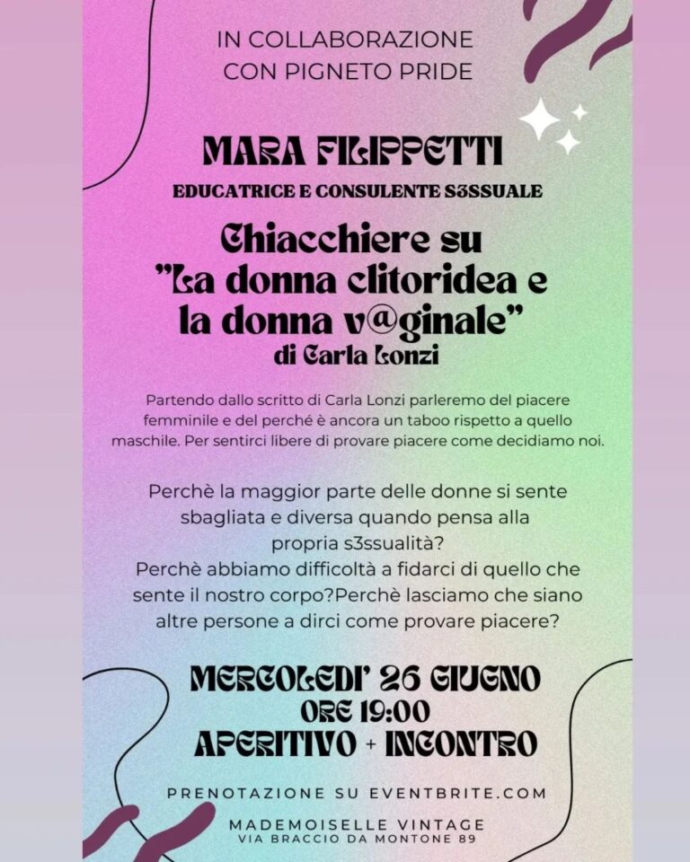 Chiacchiere su “La donna clitoridea e la donna v@ginale”