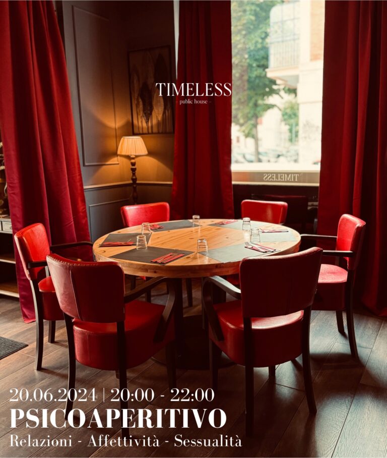 LO PSICOAPERITIVO | RELAZIONI • AFFETTIVITÀ • SESSUALITÀ