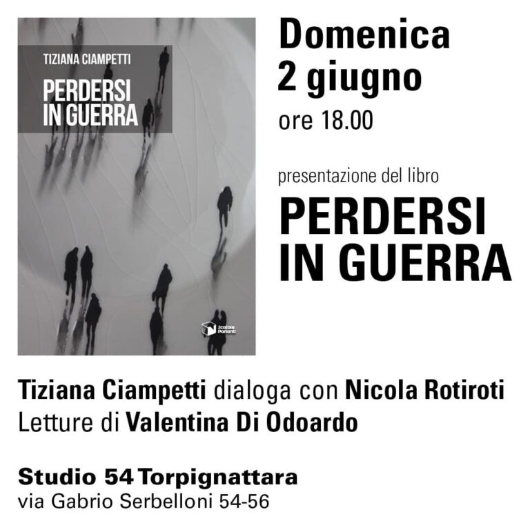 Presentazione del libro PERDERSI IN GUERRA