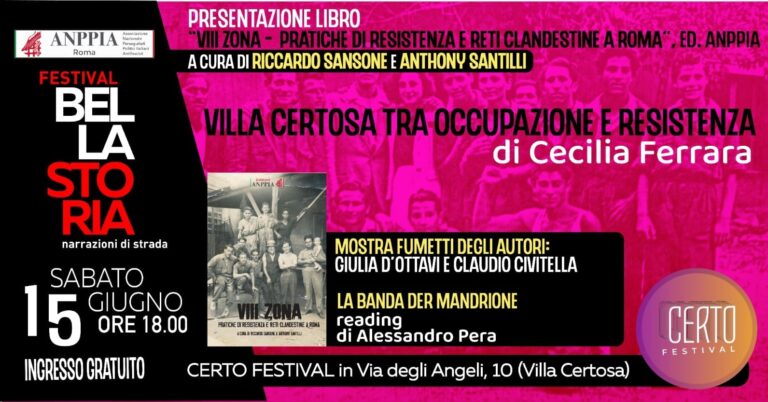 Presentazione del libro VIII Zona- Pratiche di resistenza e reti clandestine a Roma