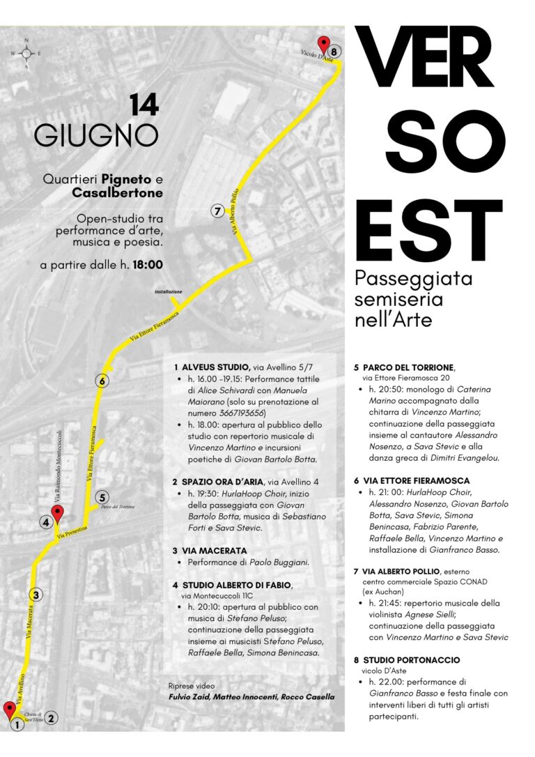 VERSO EST – Passeggiata semiseria nell’Arte