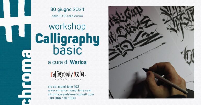 Workshop di Calligraphy Basic