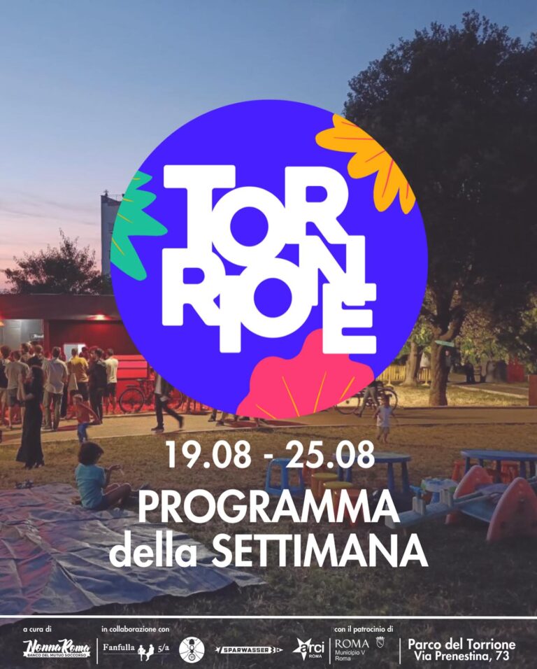 Estate al Torrione | Programma 19 – 25 AGOSTO