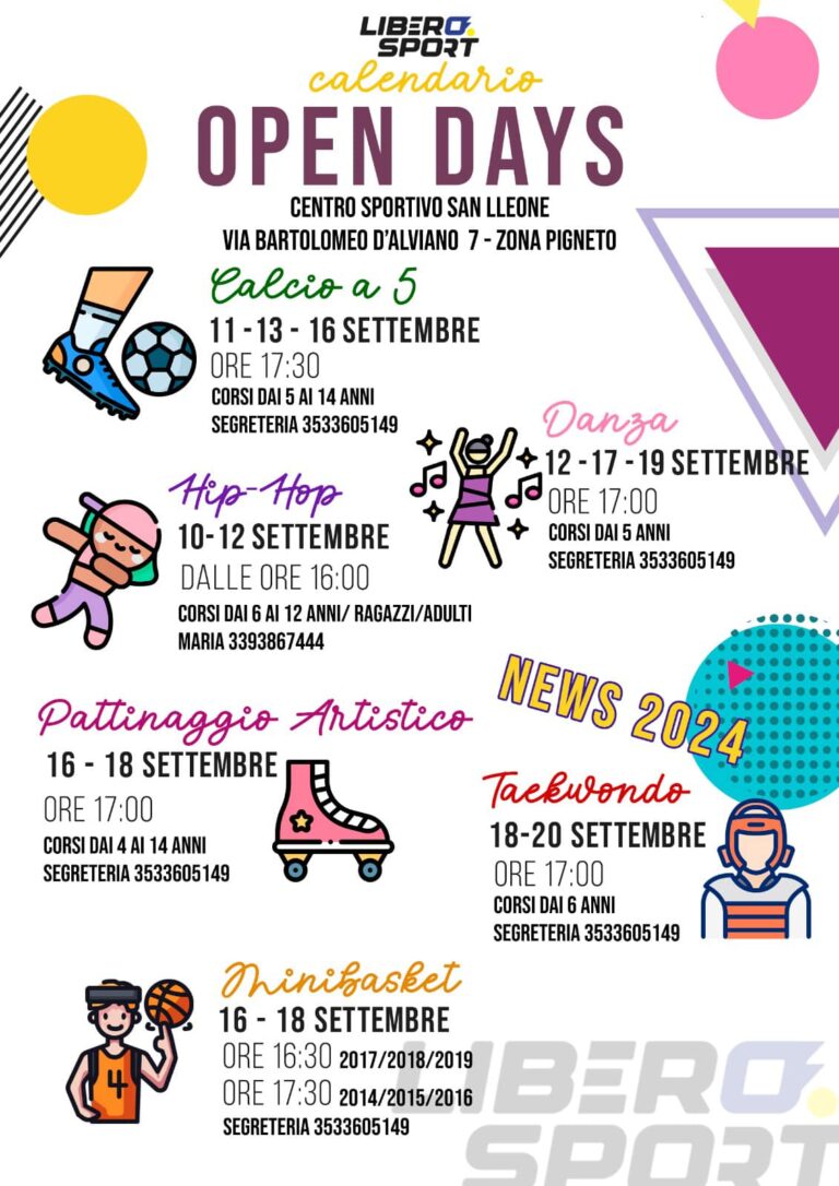 OPEN DAYS