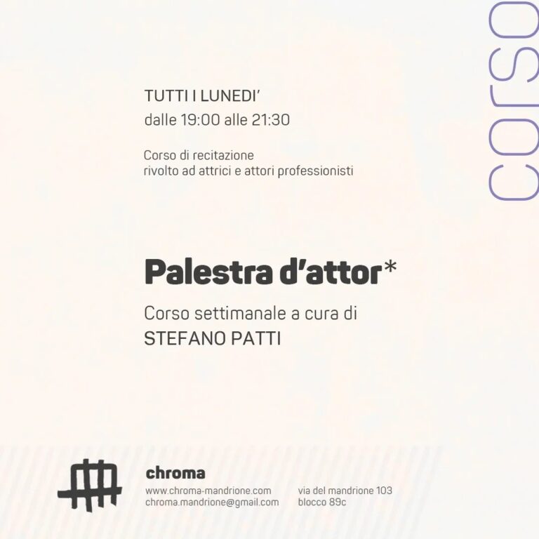 Palestra d’attor*