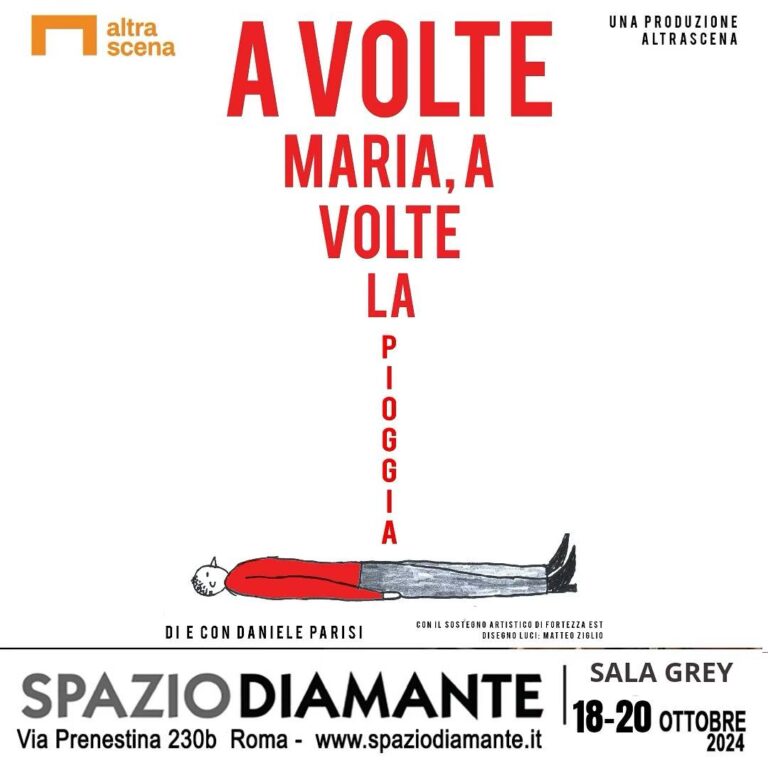 A VOLTE MARIA, A VOLTE LA PIOGGIA