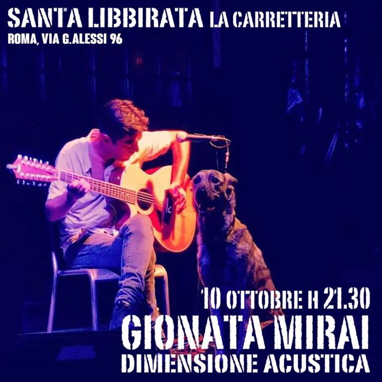 GIONATA MIRAI – DIMENSIONE ACUSTICA