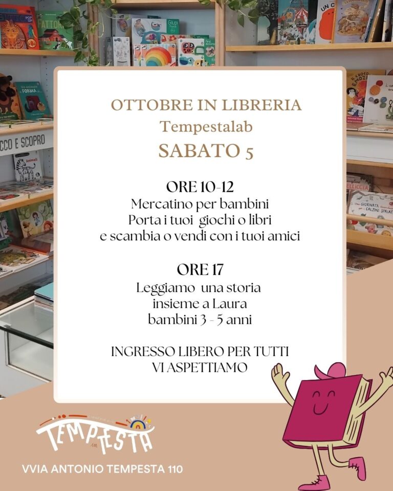 OTTOBRE IN LIBRERIA | Tempestalab