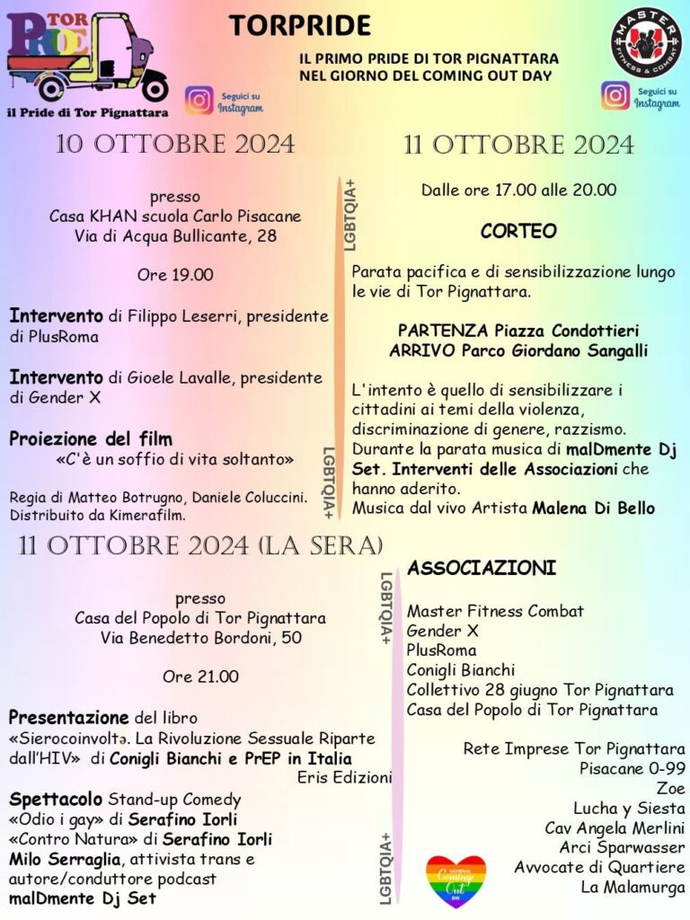 PRIDE TOR PIGNATTARA 2024