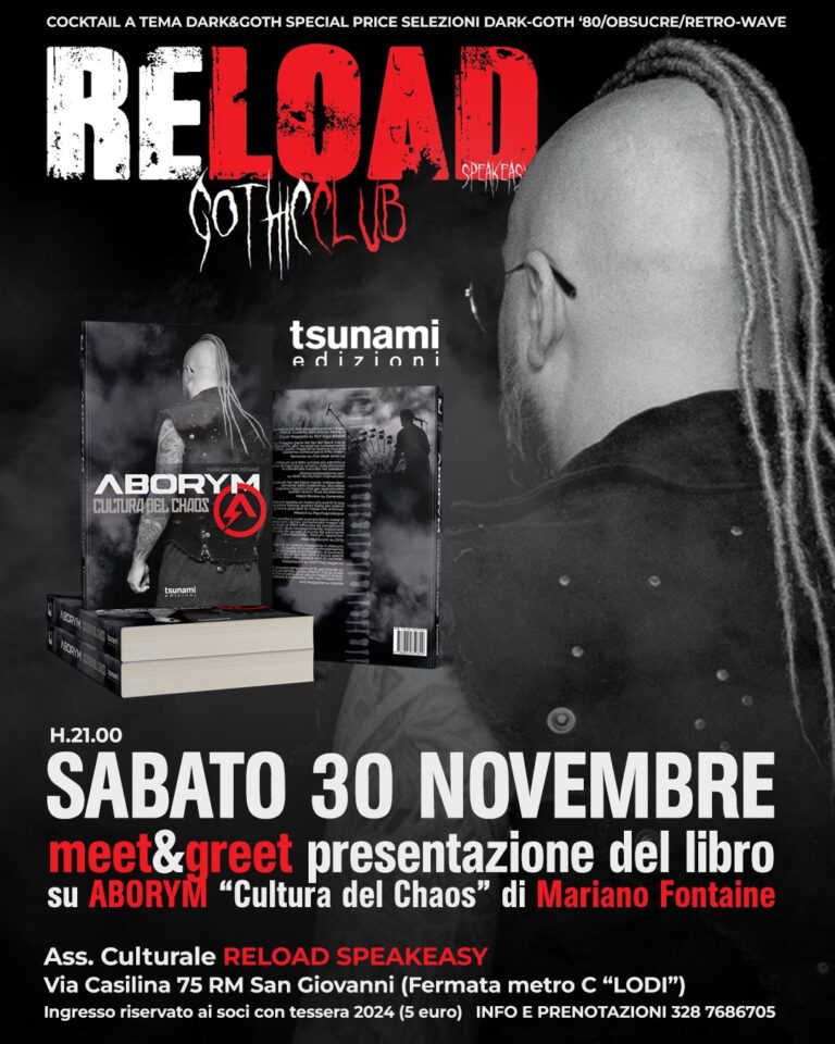 ABORYM – “Cultura del Chaos” – meet&greet presentazione del libro