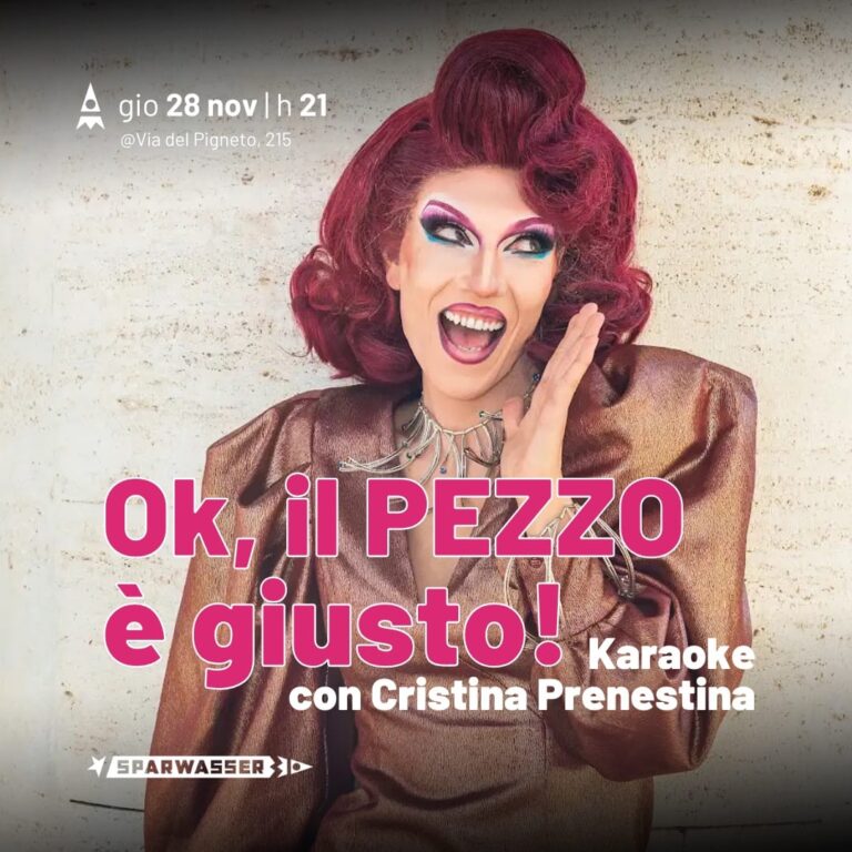 Karaoke con Cristina Prenestina – OK, IL PEZZO è GIUSTO!