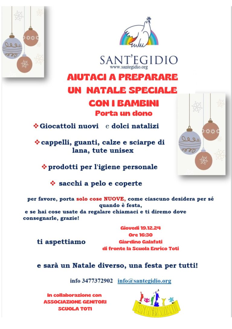Aiutaci a preparare un Natale speciale con i bambini