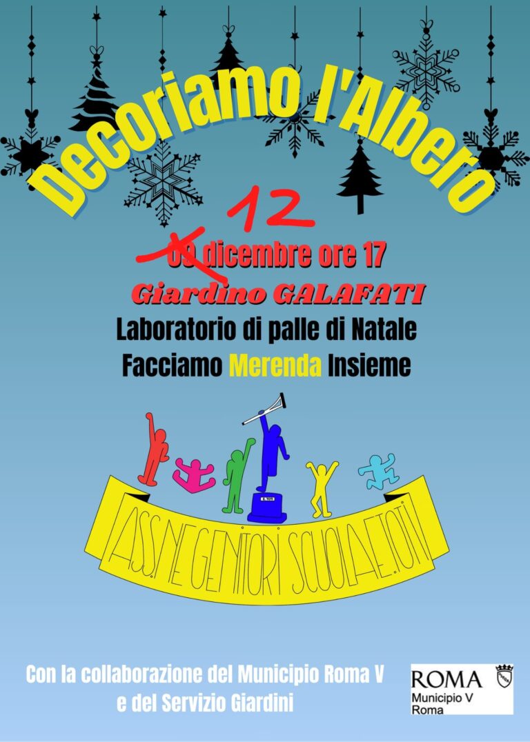 Decoriamo l’Albero