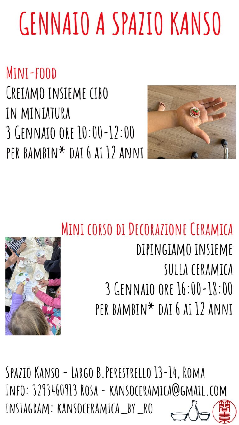 Mini food e Decorazione su ceramica