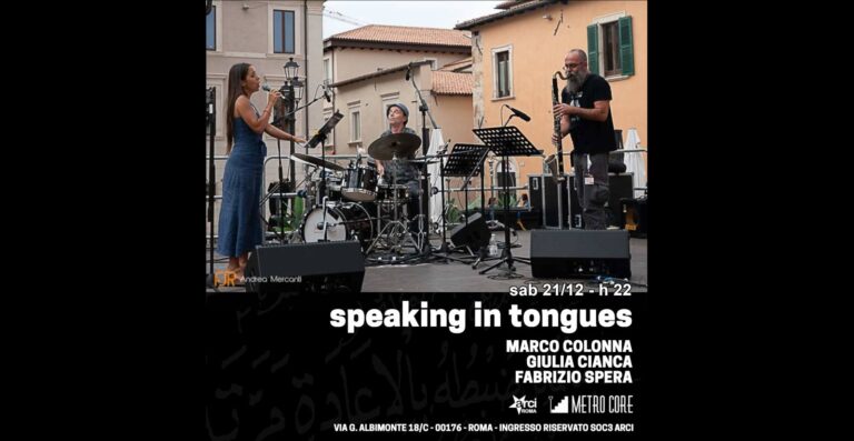 Speaking in Tongues – (Colonna, Cianca, Spera)