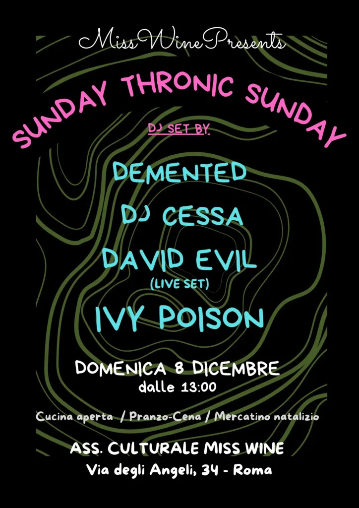 Sunday Thronic Sunday