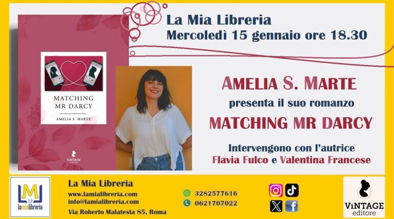 AMELIA S. MARTE presenta MATCHING MR DARCY