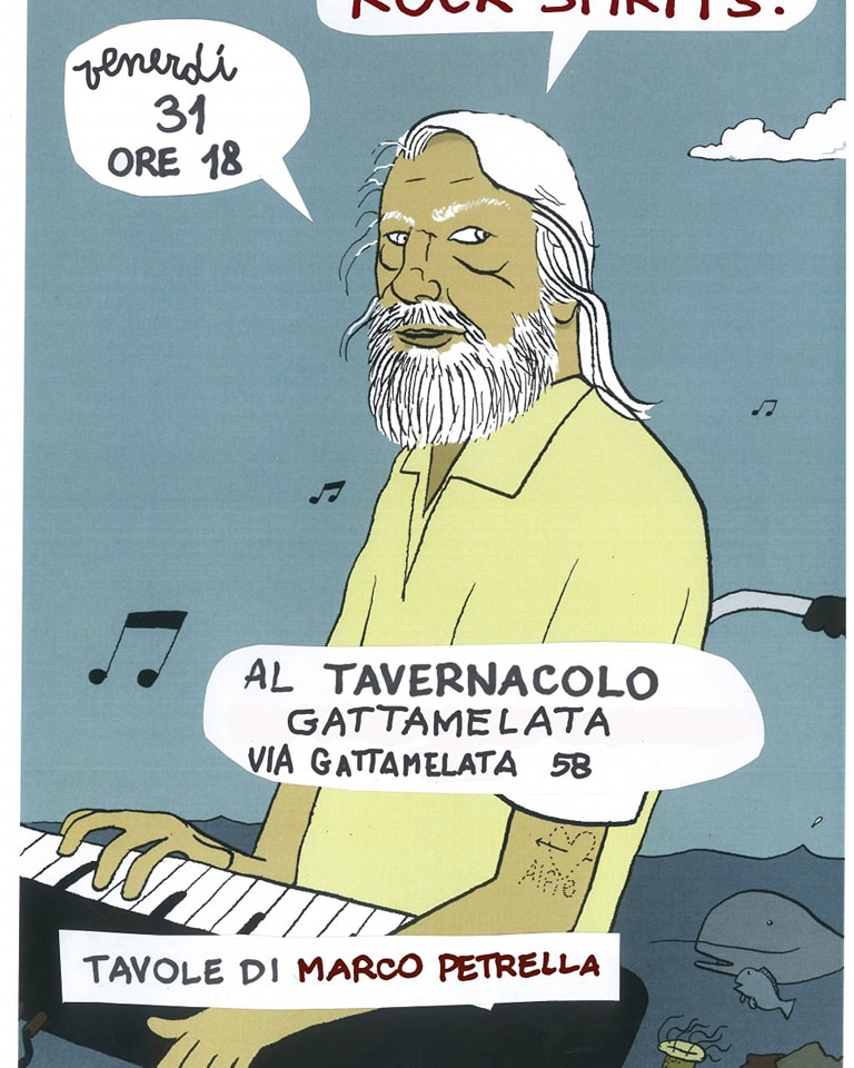 Aperitivo con le tavole di Marco Petrella