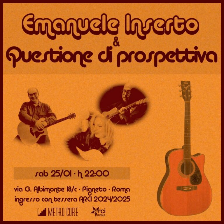 EMANUELE INSERTO & QUESTIONE DI PROSPETTIVA