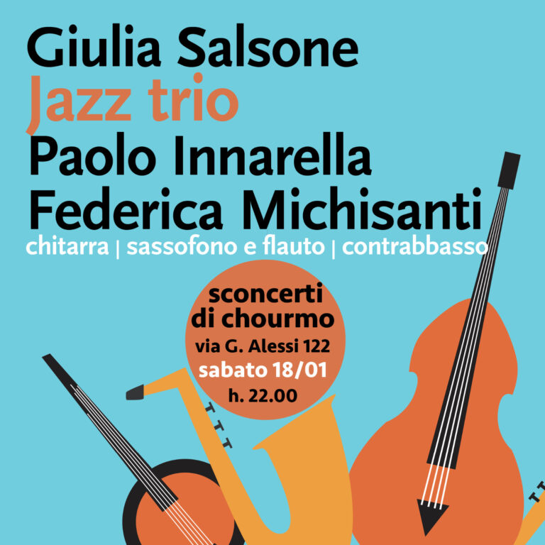 Giulia salsone Jazz Trio con Paolo Innarella e Federica Michisanti