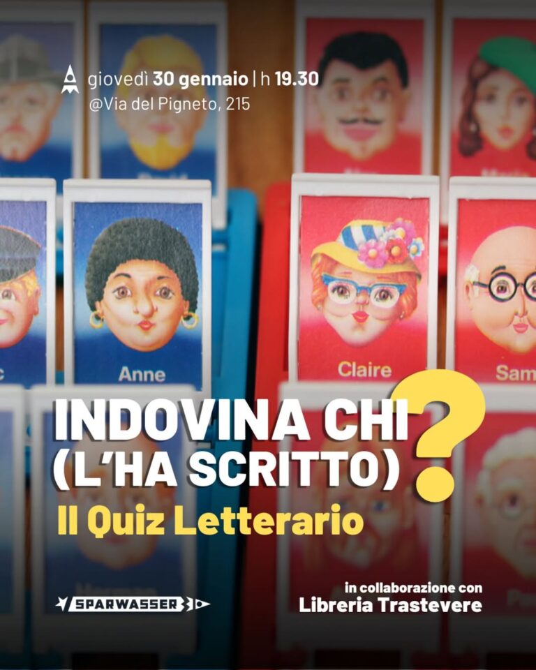 Indovina Chi (l’ha scritto) | Il Quiz Letterario