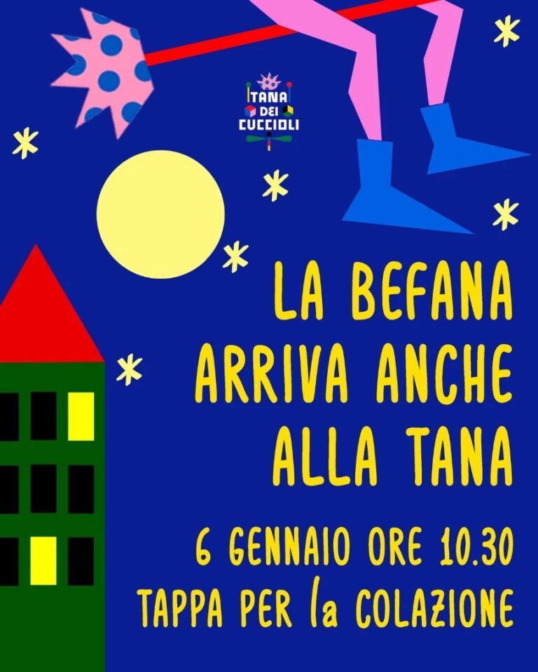 LA Befana arriva anche alla Tana