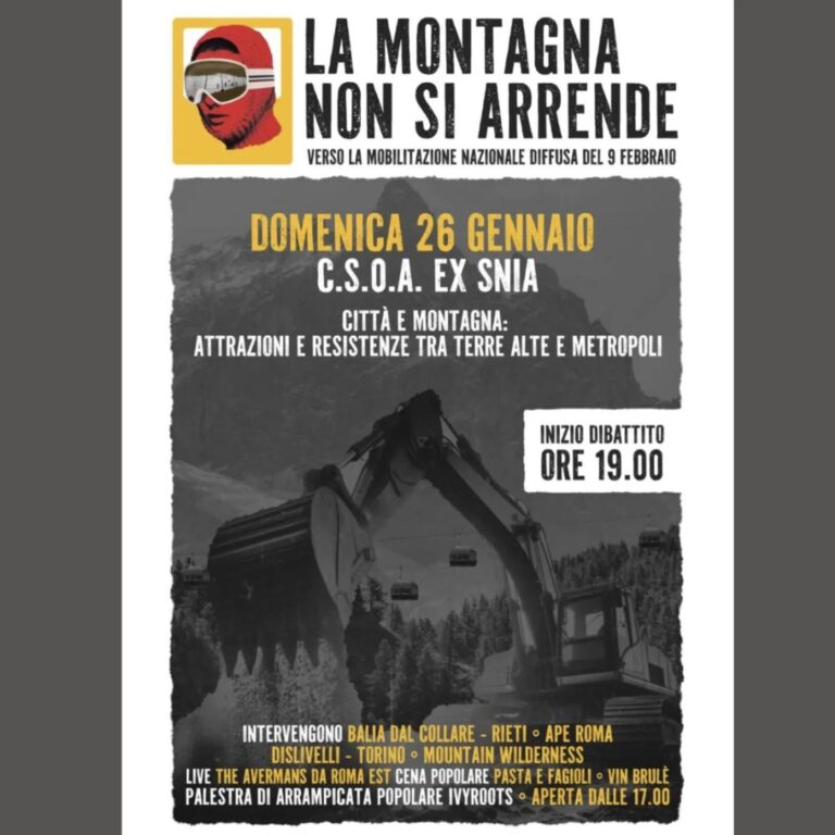La montagna non si arrende