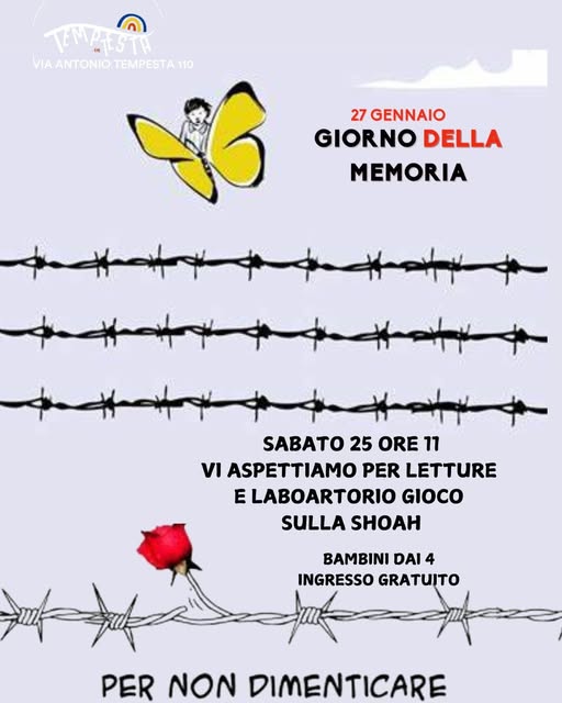 Letture ad alta voce e Laboartorio gioco sulla Shoah